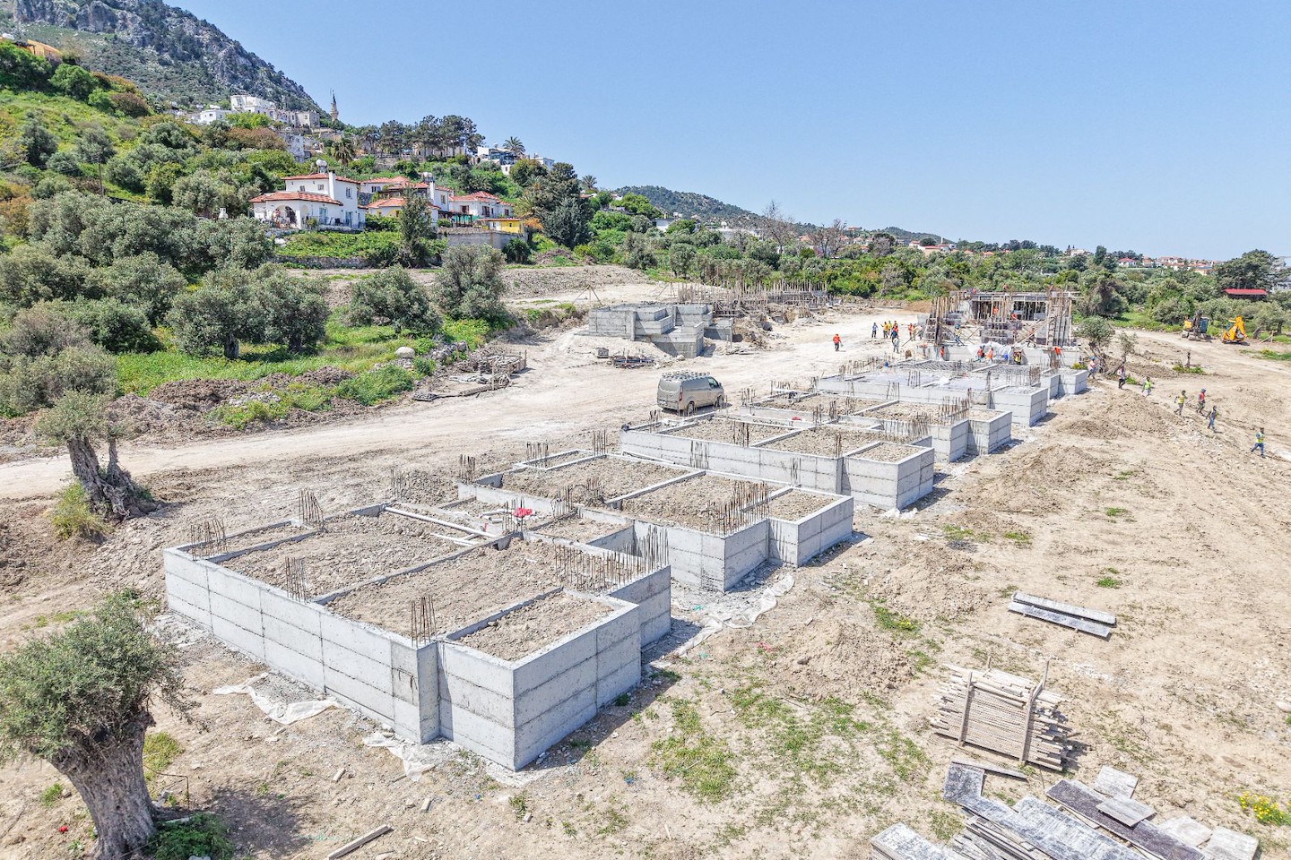 Kyrenia West Hillside Residences Construction progress